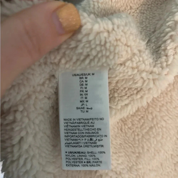 Amazon Essentials Mens Navy Faux Sherpa Lined Puffer Vest‎ Size Medium - Picture 4 of 5